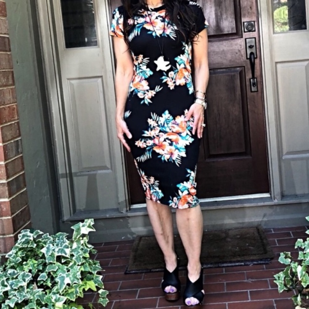 Floral Midi Dress  (Summer/ Spring)